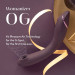 Вибратор для точки G c вакуумной стимуляцией Womanizer OG Aubergine