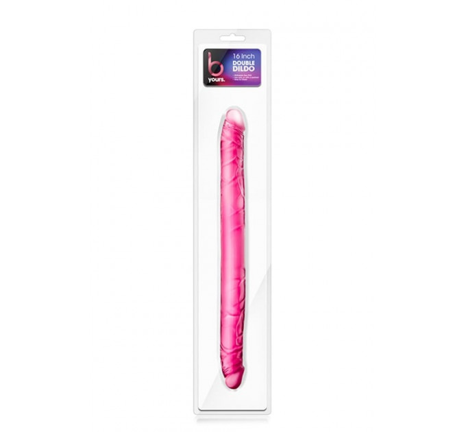 Фалоімітатор двосторонній Blush B Yours Double Dildo рожевий