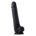 Фалоімітатор гігантський реалістичний Dreamtoys Real Love на присосці з мошонкою, чорний