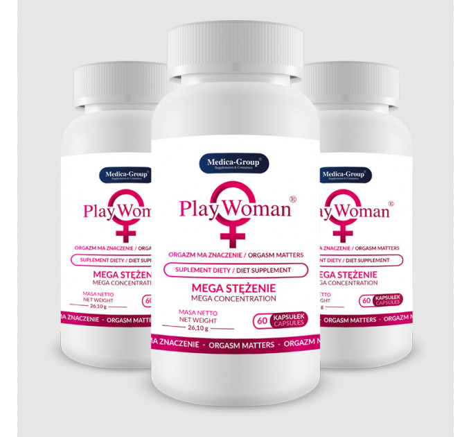 Капсулы для повышения либидо у женщин Medica Group Supl.diety-PlayWoman (цена за упаковку, 60 капсул