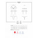Комплект Obsessive 838-SEG-3 SET L/XL красный