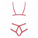 Комплект-боди Obsessive Merrynel set S/M Красный
