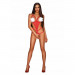 Комплект-боди Obsessive Merrynel set S/M Красный