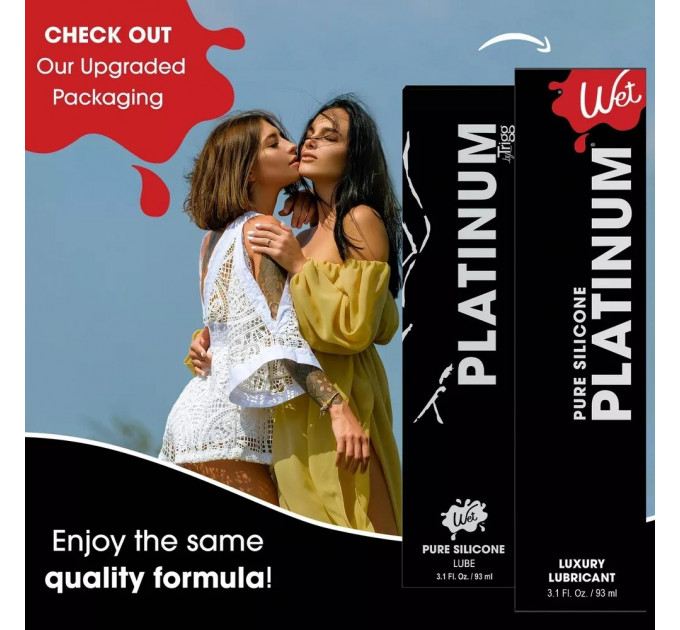 Лубрикант на силиконовой основе Wet Platinum Premium, 30 мл