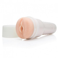 Мастурбатор вагіна в колбі, кібершкіра, Fleshlight Dillion Harper, бежевий