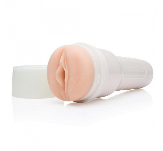 Мастурбатор вагина в колбе, киберкожа, Fleshlight Dillion Harper, бежевый