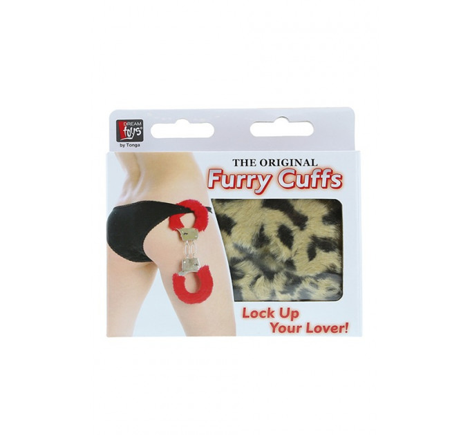 Наручники, Metal Handcuff with Plush, LEOPARD