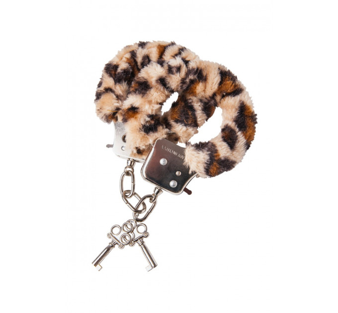 Наручники, Metal Handcuff with Plush, LEOPARD