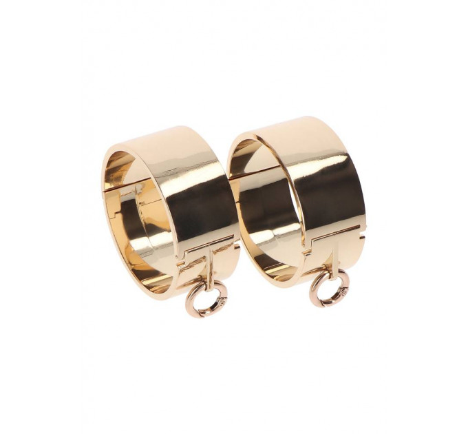 Наручники золотистые металлические Slave Wrist Cuffs TABOOM