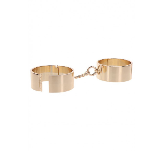 Наручники золотистые металлические Slave Wrist Cuffs TABOOM