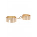 Наручники золотистые металлические Slave Wrist Cuffs TABOOM