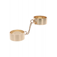 Наручники золотистые металлические Slave Wrist Cuffs TABOOM