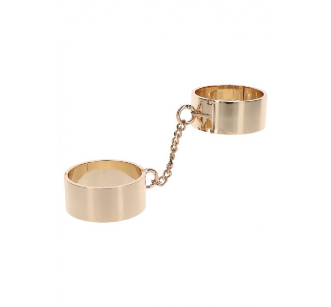 Наручники золотистые металлические Slave Wrist Cuffs TABOOM