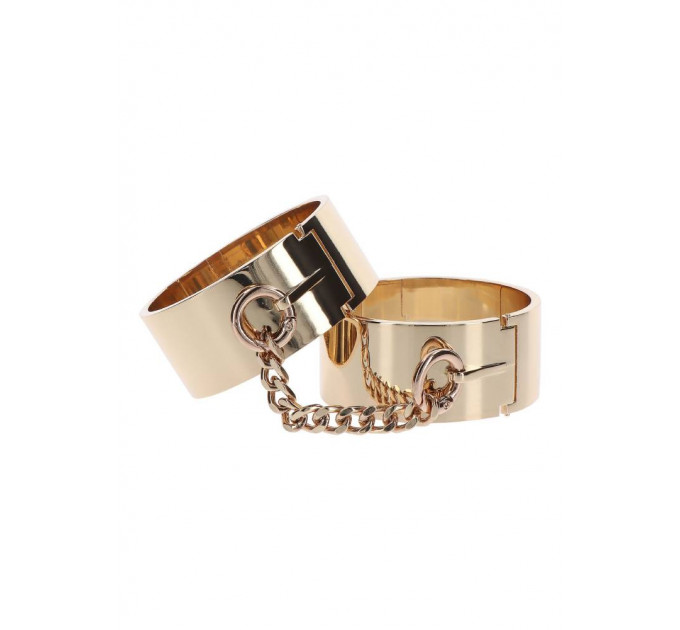 Наручники золотистые металлические Slave Wrist Cuffs TABOOM