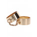 Наручники золотистые металлические Slave Wrist Cuffs TABOOM