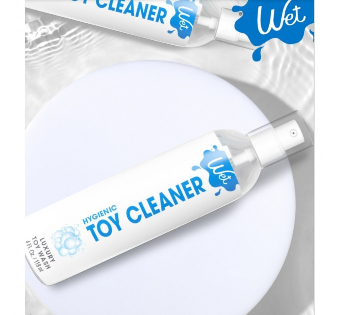 Очиститель для секс-игрушек без спирта Wet Toy Cleaner, на водной основе, 236 мл