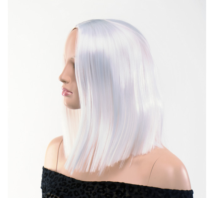 Парик боб каре Fetish Hair белый, 30 см