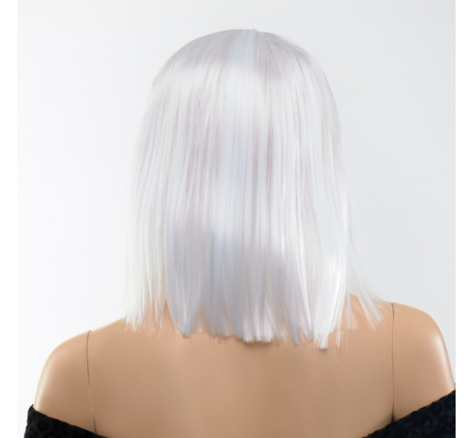 Парик боб каре Fetish Hair белый, 30 см