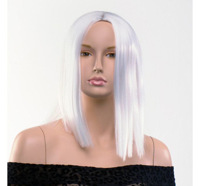 Парик боб каре Fetish Hair белый, 30 см