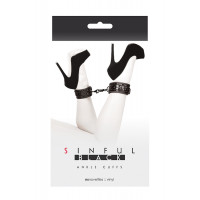 Поножі NS Novelties SINFUL BLACK ANKLE CUFFS