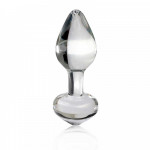 Стеклянная анальная пробка Pipedream Icicles No 44 Dildo Dildo Glass