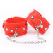 Силиконовые манжеты DS Fetish Silicone hand cuff red