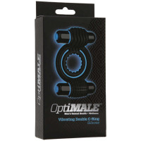 Ерекційне кільце з вібрацією Vibrating Double C-Ring - Black