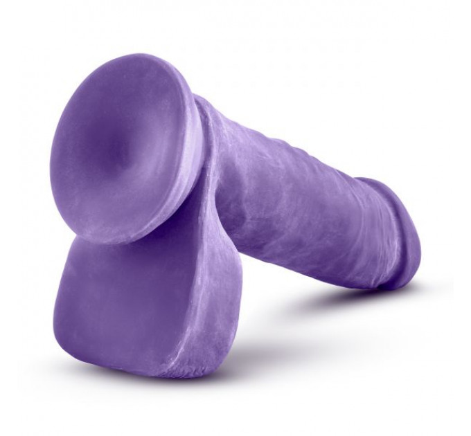 Фаллоимитатор киберкожа AU NATUREL BOLD HERO 8INCH DILDO PURPLE