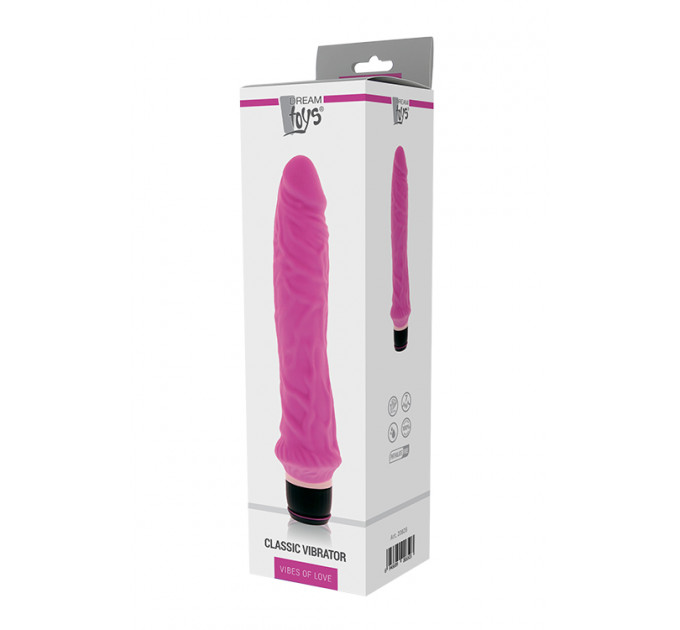 Вибромассажер PURRFECT SILICONE CLASSIC 8.5INCH, PINK