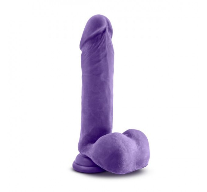 Фаллоимитатор киберкожа AU NATUREL BOLD HERO 8INCH DILDO PURPLE