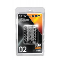 Насадка STAY HARD-COCK Sleeve 02, CLEAR