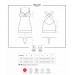 Сорочка Obsessive 860-CHE-3 chemise & thong red S/M