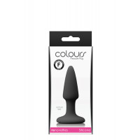 Анальная пробка COLOURS PLEASURES MINI PLUG BLACK