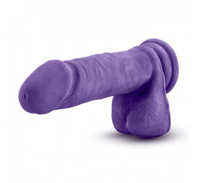 Фаллоимитатор киберкожа AU NATUREL BOLD HERO 8INCH DILDO PURPLE