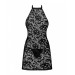 Пеньюар c трусиками Obsessive Softily chemise Black S\M