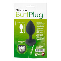 Анальна пробка з каменем You2Toys Silicone Butt Plug, силікон