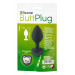 Анальна пробка з каменем You2Toys Silicone Butt Plug, силікон