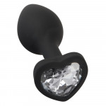Анальна пробка з каменем You2Toys Silicone Butt Plug, силікон