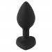 Анальна пробка з каменем You2Toys Silicone Butt Plug, силікон