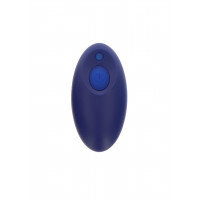 Анальна пробка з вібрацією Toy Joy Sparkle Buttplug з дистанційним керуванням, синій