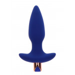 Анальна пробка з вібрацією Toy Joy Sparkle Buttplug з дистанційним керуванням, синій