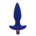 Анальна пробка з вібрацією Toy Joy Sparkle Buttplug з дистанційним керуванням, синій