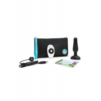 Анальна пробка з вібрацією та пультом B-Vibe Novice Plug, чорна
