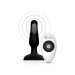 Анальна пробка з вібрацією та пультом B-Vibe Novice Plug, чорна