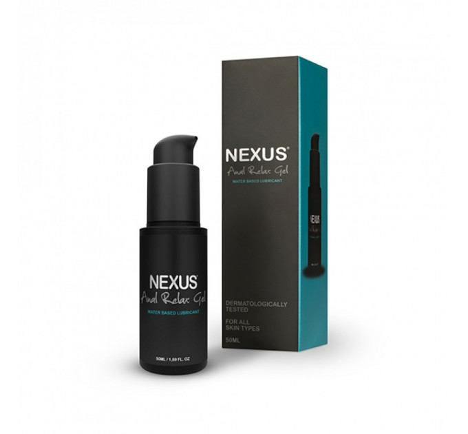 Анальный лубрикант на водной основе Nexus Anal Relax, 50 мл, с расслабляющим и охлаждающим эффектом
