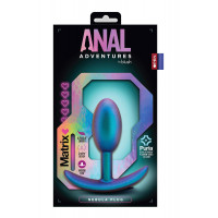 Анальный плаг, бирюзовый ANAL ADVENTURES MATRIX NEBULA PLUG