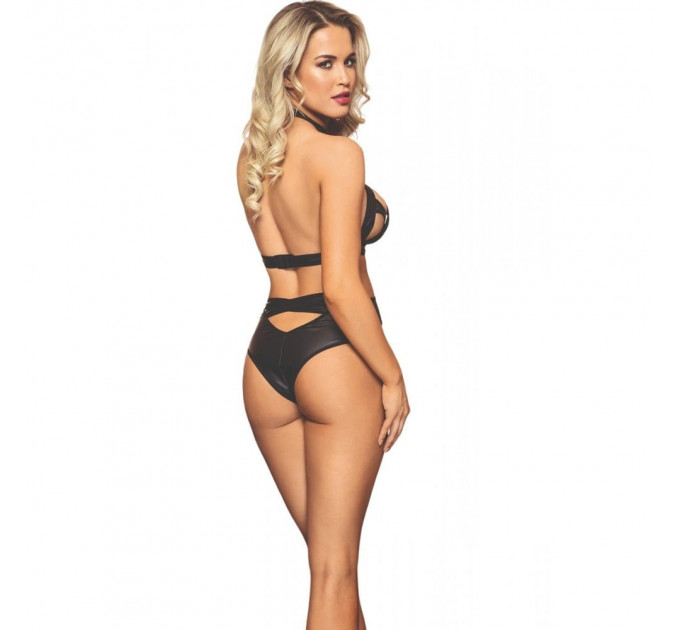 Боди сексуальное с молнией спереди Sunspice L/XL, черное