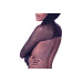 Болеро в сеточку с капюшоном CalExotics Hooded Shoulder Shrug, со стразами, черный
