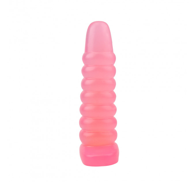 Велика анальна пробка Chisa Hi-Rubber Chubby рожева