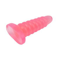 Велика анальна пробка Chisa Hi-Rubber Chubby рожева